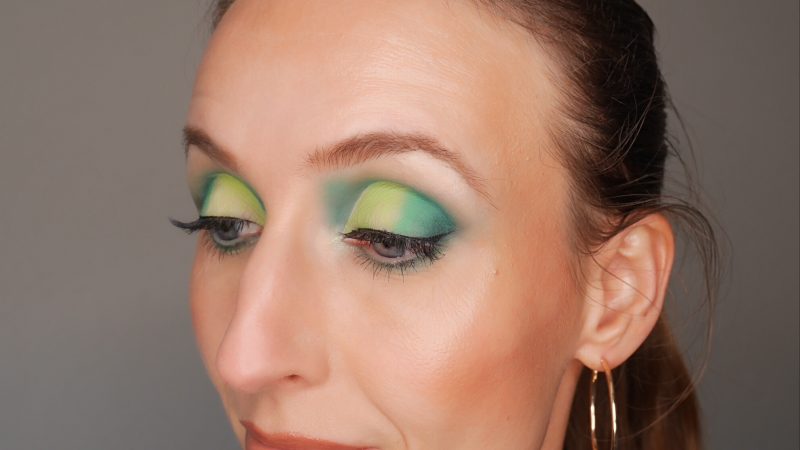 cut crease citron vert