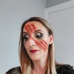 maquillage glamour griffures profil
